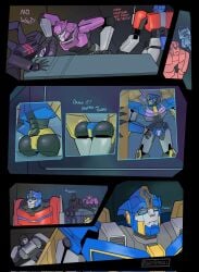 ... 2girls 6+boys airachnid ass ass_cheeks big_ass big_butt bikini blue_eyes blush blushing bumblebee_(transformers) butt butt_cheeks comic d-16 elita-1 elita-one embarrassed embarrassed_male exposed fat_ass fat_butt female heart huge_ass huge_butt male male_focus megatron optimus_prime orange_eyes orion_pax purple_eyes robot robot-seagull sentinel_prime sitting text thick_ass thick_butt transformers transformers_one