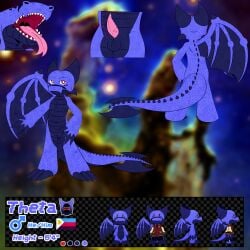 1:1 absurd_res anthro genitals hi_res male markedbythebeast one_wing one_winged penis reference_image solo theta_(markedbythebeast)