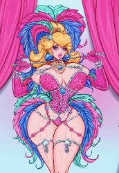 princess peach from mario (series) by theartofmathew