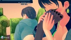 1boy 2girls 3d anilingus anilingus_from_female animated ass ass_to_pussy ass_worship assertive_female barefoot big_ass black_toenails blue_toenails brother brother_and_sister chiko_(hrenit) clothed clothed_female clothed_female_nude_female double_dildo english_text female female_penetrated female_rimming_male femboy femboysub femdom feminine_male ffm_threesome foot_fetish girly hrenit incest koikatsu licking licking_penis light-skinned_female light-skinned_male light_skin longer_than_30_seconds male male_foot_fetish male_moaning male_penetrated mia_(hrenit) milking nail_polish navel nude nude_female original original_characters pegging penis penis_licking pov preview pussy rimjob rimming sakiko_(hrenit) siblings sister sound spitroast stockings tagme text threesome tribbing video voice_acted