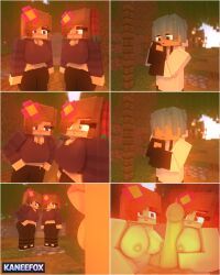 big_breasts flower_in_hair jenny_belle_(slipperyt) mcyt minecraft minecraft_youtubers tagme twitter twitter_username youtube youtuber youtubers