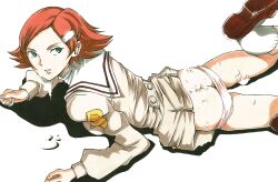 1girls 2014 ass cum lostunicorn overman_king_gainer panties panties_down sara_kodama