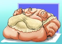 1girls alysa_liu athlete black_hair blonde_hair celebrity cracking_ground drilldan erect_nipples erect_nipples_under_clothes fat fat_arms fat_ass fat_female fat_fetish fat_legs gigantic_ass gigantic_belly gigantic_breasts gold_medal happy ice_skates ice_skating morbidly_obese morbidly_obese_female multicolored_hair obese olympics real_person smile thick_thighs waving