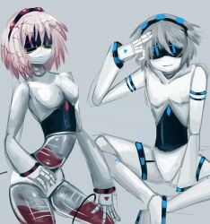 murder_drones murder_drones_oc naked male female posing cynister