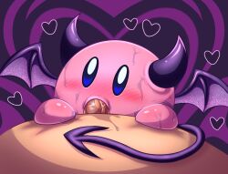 kirby kirby_(series) nintendo penis blowjob waddling_head devil_tail devil_horns nixkirb18