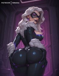 2d 2d_(artwork) 2d_artwork ai_generated bags_under_eyes bangs bangs_between_eyes big_ass big_boobs big_breasts big_butt big_nipples big_thighs biped black_cat black_cat_(marvel) black_cat_(marvel_rivals) blonde_hair boobs boobs_bigger_than_head boobs_focus breasts breasts_apart cat cat_ears cat_girl cat_humanoid catgirl clothes clothes_down comic comic_page comic_panel comics curvaceous curvaceous_body curvaceous_female curvaceous_figure curves curvy curvy_body curvy_female curvy_figure curvy_hips defamina duo erection exhibitionism eyebrows eyelashes facing_viewer felicia_hardy felid feline felis female female_focus female_only fingers front_view frown frowning_female gloves hanging_breasts hanging_clothes holding holding_object human large_ass large_breasts large_butt large_thighs looking_at_viewer male/female mammal marvel marvel_comics marvel_rivals milf nose older_female open_mouth open_smile robe robe_only sex short_hair simple_background sleeves smile spider-man_(series) standing thick_ass thick_butt thick_hips thick_legs thick_thighs topless voluptuous voluptuous_body voluptuous_female vulva watermark white_hair