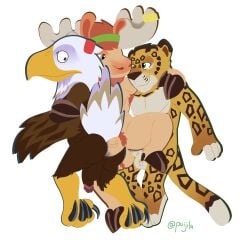 2026 absurd_res accesory accessories_only accessory accipitrid accipitriform alpha_channel anal anal_penetration anthro antlers athletic athletic_anthro athletic_male avian bald_eagle balls beak biped bird bodily_fluids body_hair brown_body butt canada clutch_(fifa) countershading deer digital_media_(artwork) dripping eagle erection feathers feet felid fifa from_behind_position fur genital_fluids genitals group group_sex hair headband hi_res horn humanoid_genitalia humanoid_penis jaguar leaking_precum legguflops looking_at_another looking_back male male/male male_penetrated male_penetrating male_penetrating_male mammal maple_(fifa) markings mexico moose new_world_deer nude pantherine penetration penile penile_penetration penis precum precum_drip precum_string pubes sandwich_position sea_eagle sex simple_background spots tail talons threesome toes transparent_background trio united_states_of_america white_body white_feathers wings world_cup zayu zayu_(fifa)