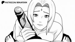 naruto_(series) naruto naruto_shippuden naruto_(classic) naruto:_the_last naruto_uzumaki uzumaki_naruto tsunade tsunade_senju tsunade_(naruto) big_breasts big_ass paizuri bakunyuu hokage patreon handjob handjob_over_clothes