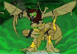 after_transformation antennae_(anatomy) anthro arthropod avengers breasts claws futa_only futanari gamma_wasp hymenopteran insect_wings insects janet_van_dyne marvel marvel_comics non-mammal_breasts open_mouth penis post-transformation simple_background small_waist solo the_avengers:_earth's_mightiest_heroes transformation wasp wasp_(earth's_mightiest_heroes) wasp_(marvel) white_background wings