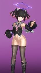 nangong yu (rhapsody's muse) (zenless zone zero) from angels of delusion by spuds77