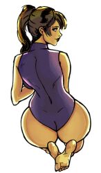 big_ass feet feet_up mei_ling mei_ling_(metal_gear_solid) metal_gear metal_gear_solid petite petite_body solidusgrilo swimsuit swimwear