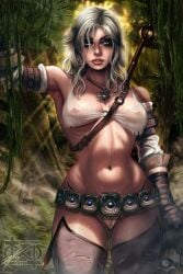 ciri from the witcher (series) by nyctoinc