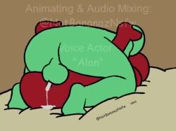 2boys anal animated ass audible_ejaculation backsack balls big_ass big_butt cum cum_in_ass cum_inside fat_ass fat_butt featureless gay green_skin huge_ass huge_butt kissing kissing_while_penetrated male male/male male_only mating_press notbananaznsfw penis penis_in_ass red_skin sex sound stickman stickmans tagme text thick_ass thick_butt thick_penis video voice_acted