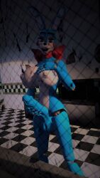 3d behind_glass big_breasts big_penis blue_body blue_eyes bonnie_(fnaf) fapping five_nights_at_freddy's futa_only futanari garry's_mod green_eyes looking_at_viewer masturbate masturbation nude nude_futanari open_mouth room solo standing toy_bonnie_(fnaf)