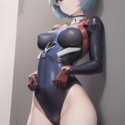 rei ayanami from neon genesis evangelion by katsuprime