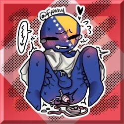 1boy anal_insertion bosnia_and_herzegovina_(countryhumans) countryhumans male male_only national_personification sex_toy watermark