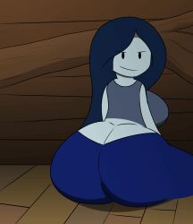 1girls adventure_time animated ass big_ass big_butt bigfoot03 black_hair cartoon_network fart fart_cloud fart_fetish farting fat_ass fat_butt female female_only fully_clothed grey_skin huge_ass huge_butt looking_at_viewer looking_back looking_back_at_viewer marceline solo thick_ass thick_butt vampire warner_bros warner_brothers