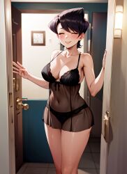 1girls ai_generated curvaceous curvy_body curvy_female dante_a.i. female_focus female_only huge_breasts komi-san_wa_komyushou_desu komi_shuuko lingerie milf smiling_at_viewer solo_female solo_focus stable_diffusion voluptuous voluptuous_female