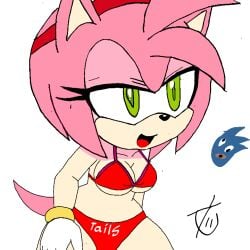 amy_rose big_breasts furry sanic_hegehog sonic_(series)