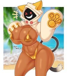 taokaka from blazblue by mehdrawings