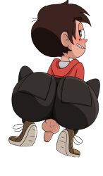 1boy ass backsack balls big_ass big_butt blush blushing_at_viewer brown_eyes brown_hair butt disney disney_xd edit fat_ass fat_butt huge_butt large_ass looking_at_viewer looking_back looking_back_at_viewer male male_focus male_only marco_diaz mole mole_under_eye penis randomrandom solo star_vs_the_forces_of_evil thick_ass thick_butt transparent_background