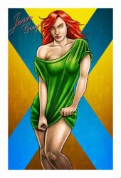 crop_top jean_grey marvel marvel_comics marvel_girl panties phoenix_(x-men) underwear x-men