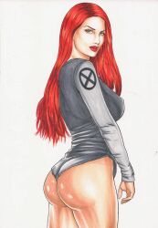 crop_top jean_grey marvel marvel_comics marvel_girl panties phoenix_(x-men) underwear x-men