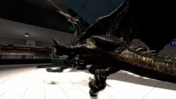 3d animated big_butt big_fart black_dragon_kalameet dragon enhanc3dpenn fart farting farting_dragon kalameet laying_on_side presenting_hindquarters relief solo sound source_filmmaker tagme video