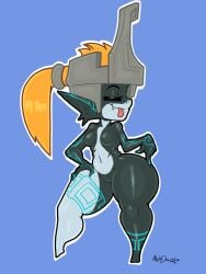 1girls absurd_res ass big_butt breasts featureless_crotch female hi_res humanoid imp_midna mehdrawings midna nintendo short_stack solo standing the_legend_of_zelda thick_thighs tongue tongue_out twili twilight_princess wide_hips