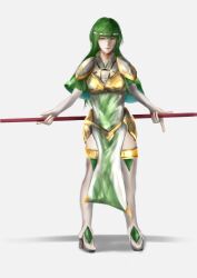 1girls alternate_costume armor aton bare_thighs boots breasts elbow_gloves female female_only fire_emblem fire_emblem:_mystery_of_the_emblem fire_emblem:_shadow_dragon_and_the_blade_of_light fire_emblem_echoes:_shadows_of_valentia fire_emblem_heroes gloves green_eyes green_hair headband high_heels large_breasts long_hair looking_at_viewer nintendo official_alternate_costume palla_(fire_emblem) pelvic_curtain solo spear thigh_boots thighs weapon white_background