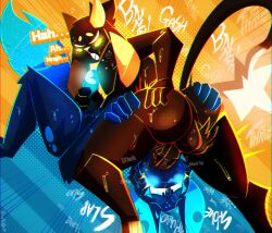 2023 4_fingers 69_position anthro anthro_on_anthro anthro_penetrated anthro_penetrating anthro_penetrating_anthro ass ball_tuft balls black_balls black_body black_fur black_perineum blue_body blue_fur blue_glans blue_inner_ear blue_nose blue_penis blush bodily_fluids bouncing_balls bovid butt_grab caprine closed_eyes dipstick_tail domestic_cat duo erection felid feline felis fellatio fingers floppy_ears fluffy fluffy_tail fur genitals glans glowing glowing_genitalia glowing_glans glowing_markings goat hand_on_butt handjob hi_res horn humanoid_genitalia humanoid_penis interspecies irrumatio male male/male male_on_bottom male_on_top male_penetrated male_penetrating male_penetrating_male mammal markings motion_lines nude on_bottom on_top open_mouth oral penetration penile penis penis_grab perineum puffed_cheeks red_body red_fur sex skweekers sparkles sweat tail tail_markings throat_swabbing thrusting tuft white_body white_fur yellow_body yellow_cheeks yellow_fur yellow_horn yellow_inner_ear yellow_nose