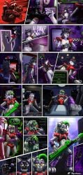 animatronic anthro femboy five_nights_at_freddy's five_nights_at_freddy's:_security_breach identity_death keytar mtf_transformation original original_character robotization roxanne_wolf_(fnaf) tagme transformation transformation_sequence zeydaan