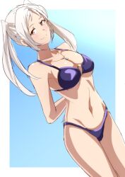 1girls alternate_costume bikini breasts female female_only fire_emblem fire_emblem_awakening fire_emblem_heroes light-skinned_female light_skin nintendo official_alternate_costume purple_bikini purple_swimsuit robin_(female)_(summer)_(fire_emblem) robin_(fire_emblem) robin_(fire_emblem)_(female) solo swimsuit tagme to_(tototo_tk) tonoji