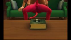 3d animated big_breasts cowgirl_position demon demon_girl demon_horns demon_tail elizabeth_grandbust female futa_family futa_on_female futanari grandbust_family large_breasts m_dunn red_body red_skin succubus succubus_horns succubus_tail tagme the_sims_4 video yellow_eyes