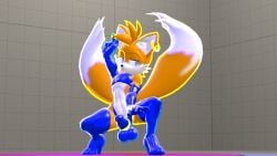 3d_model femboy fuckboy gay girly_clothing homosexual latex male_only solo solo_focus solo_male sonic_(series) sonic_the_hedgehog_(series) tails tails_the_fox