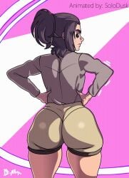 !! 1girls 2d akimbo animated arms artist_name ass ass_focus ass_up athletic athletic_female attack_on_titan big_ass big_butt blush booty_shorts bottom_heavy brown_hair bubble_ass bubble_butt butt butt_focus child_bearing_hips curvaceous curvy curvy_body curvy_female curvy_figure d-art dat_ass eyebrows eyelashes fanart fat_ass fat_butt female female_focus female_only fingers fully_clothed gabi_braun hair hands hands_on_hips high_resolution huge_ass huge_butt large_ass legs light-skinned_female light_skin looking_at_viewer looking_back loop pawg ponytail shaking shaking_ass shaking_butt shingeki_no_kyojin simple_background solo solo_female solodusk57 thick thick_ass thick_hips thick_legs thick_thighs thighs tight_clothing twerking voluptuous voluptuous_female white_female wide_hips