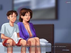 1boy 1girls 2d 2girls 3girls anifancys animated big_ass big_breasts big_penis blowjob breasts brown_hair completely_nude completely_nude_female cum cum_inside debbie_(summertime_saga) diane_(summertime_saga) game incest jenny_(summertime_saga) long_hair longer_than_10_minutes longer_than_5_minutes main_character_(summertime_saga) milf moans mp4 navel nintendo nipples nude nude_female panties penis pussy robe shirt short_hair skinny_dipping son sound sound_edit spanish_dialogue spanish_text summertime_saga t-shirt tagme undressing video