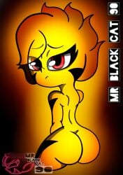 ass cartoon fire fire_girl mrblackcat901 neva_the_fire_girl