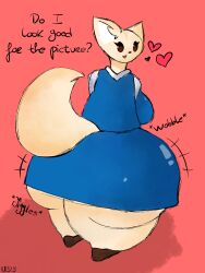 aggressive_retsuko aggretsuko ass big_ass butt chubby chubby_female english english_text fat fat_ass female female_only fenneko heart hearts huge_ass huge_butt hyper_ass hyper_butt jiggle jiggling_ass looking_at_viewer massive_ass mistydraws mistynsfw overweight overweight_female sanrio solo straight_hair text wiggle