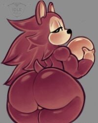 1girls absurd_res animal_crossing anthro ass back_boob big_breasts big_butt black_eyes black_nose breast_grab breasts brown_body brown_fur brown_hair butt_focus chubby_female eulipotyphlan female freckles fur furry hair hand_on_breast hedgehog hi_res holding_breast huge_breasts huge_butt huge_thighs idlepotoo invalid_tag long_hair looking_at_viewer looking_back mammal multicolored_body narrowed_eyes nintendo overweight rear_view sable_able short_stack slightly_chubby solo tail thick_thighs two_tone_body wide_hips