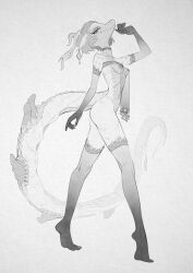 2023 anthro black_and_white breasts dragon light_dragon_(totk) naked nipples princess_zelda tears_of_the_kingdom the_legend_of_zelda xu53r zelda_(tears_of_the_kingdom)