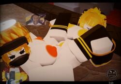 2girls 3d meme_in_the_background pwnsalot_(the_battle_bricks) reference_image roblox roblox_game robloxian rule_63 tagme tbbfanatic the_battle_bricks tumore vocalist_(the_battle_bricks)