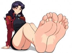misato katsuragi from neon genesis evangelion by ediczxon