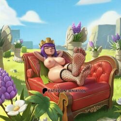 archer queen (clash of clans) from clash (series)