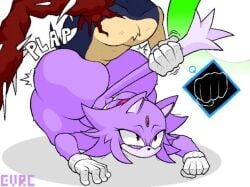 1boy 1girls 5_fingers ambiguous_penetration anthro ass ass_up balls_deep big_ass blaze_the_cat blaze_the_cat_(om) blue_body blue_fur bottom_heavy bubble_butt cat cat_girl countershade_face countershade_torso countershading cream_fur duo evrc eyelashes face_down_ass_up faceless_male feline female fucked_silly furry gem gem_on_forehead gloves head_out_of_frame head_tuft hips huge_ass kolossos looking_pleasured male mobian_(species) motion_lines naked naked_female naked_male nude nude_female nude_male onomatopoeia outcome_memories plap pulling_tail purple_body purple_fur red_eyes roblox roblox_game sex sonic_(series) sonic_the_hedgehog_(series) tail tail_grab tail_pull thick_thighs white_body white_fur