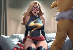 1girls ai_generated avengers big_ass big_breasts big_thighs breasts captain_marvel carol_danvers curvaceous curvy curvy_figure digital_media_(artwork) female hips hourglass_figure huge_ass huge_breasts huge_thighs large_ass large_breasts large_thighs legs light-skinned_female light_skin marvel marvel_comics mature mature_female ms._marvel ms._marvel_(carol_danvers) phophopho slim_waist thick thick_hips thick_legs thick_thighs thighs voluptuous waist wide_hips wide_thighs pokemon game_freak nintendo crossover hypno