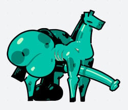 zombie horse (minecraft) from microsoft by atychiphibian