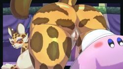 1girls breath clawroline coprophagia drinking_urine eating_feces feces feline kirby_(series) kumakan musk pissing_in_mouth poop pooping scat shitting shitting_in_mouth tagme urine video