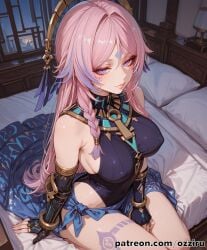 absurd_res ai_generated alternate_version_at_source alternate_version_available female female_focus hi_res highres ozziru patreon self_upload uncensored citlali_(genshin_impact) genshin_impact hoyoverse video_games video_game_character video_game video_game_franchise pink_hair long_hair tattoo tattoos headgear headwear hair_ornament side_braid braid braided_hair braids hair_intakes facial_markings markings cute cute_face sexy sexy_female seductive seductive_look seductive_eyes bedroom bedroom_eyes bedroom_sex bedroom_setting indoors indoor indoors_sex love bed room armlet bracelet bracelets ring jewelry solo solo_focus solo_female sitting from_above looking_at_viewer looking_pleasured