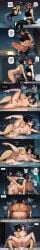1boy 1girl 2girls after_sex after_vaginal ai_generated animal_ears anus ass barefoot bed black_choker black_hair blair(tillian) blush breasts cat_ears choker comic_strip completely_nude cum cum_in_pussy cum_on_body cum_on_breasts cum_overflow denim doggystyle earrings english_text erection fingerless_gloves futa_on_female futa_with_female futanari gloves hetero implied_futanari jewelry kali_belladonna large_breasts large_penis looking_at_another mating_press multiple_girls navel nipples nude on_side original pants patreon_username penis piercing precum reverse_upright_straddle rwby sex sex_from_behind short_hair sitting speech_bubble sweat tattoo testicles thighhighs tillian tongue tongue_out uncensored yellow_eyes